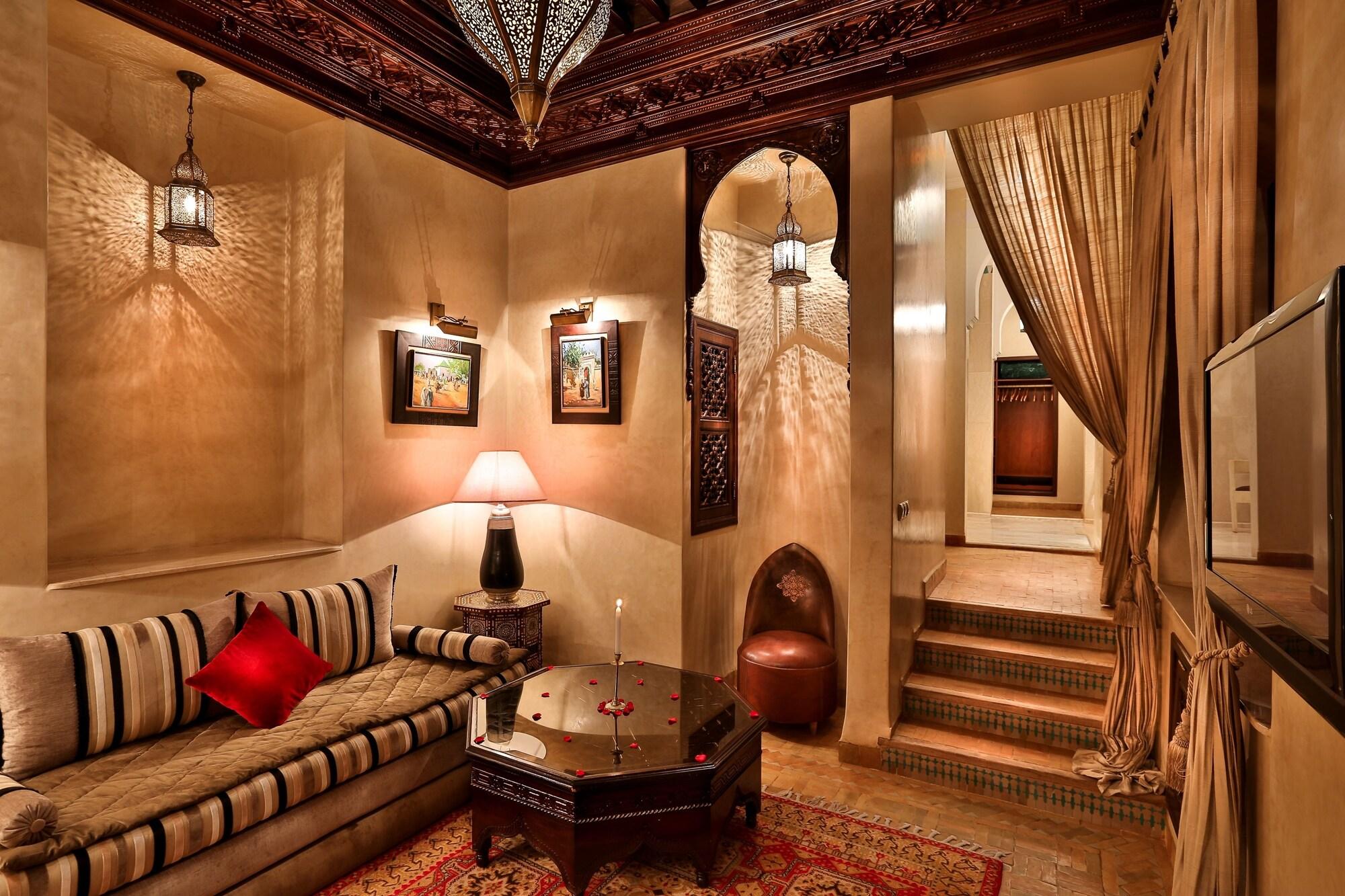 Riad Kniza Marakeş Dış mekan fotoğraf Interior of a Moroccan house