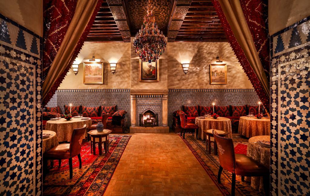 Riad Kniza Marakeş Dış mekan fotoğraf Interior of the restaurant